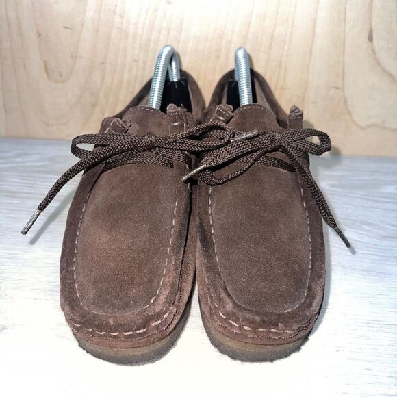 Clarks Originals Wallabee Brown Suede Crepe Sole 78984 Women's 6M - Picture 2 of 10